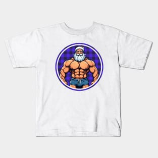 Muscled Santa Claus Kids T-Shirt